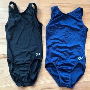 GK Black and Blue leotard!